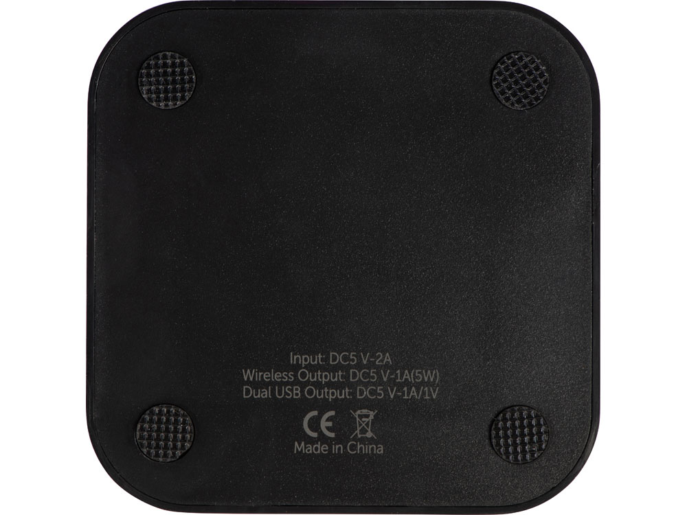 USB-хаб с беспроводной зарядкой «Tile», 5 Вт