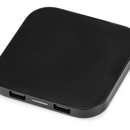 USB-хаб с беспроводной зарядкой «Tile», 5 Вт